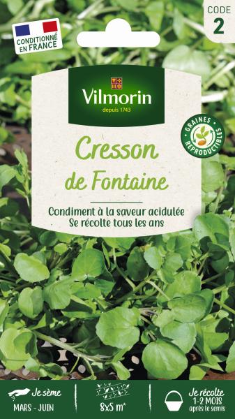 Potagères - Cresson de Fontaine à Larges Feuilles - PACKAGING_RECTO